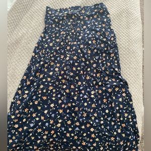 Long button up skirt